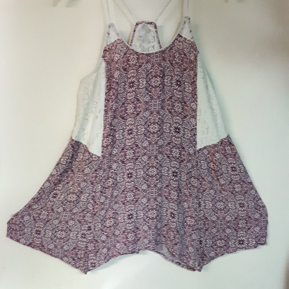 Xhilaration Halter Top XXL Plus Size Burgundy Pais
